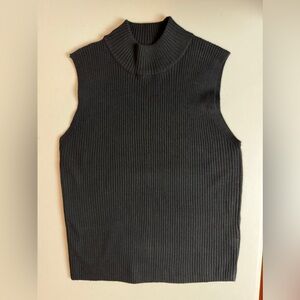 Halogen Sleeveless Mock Neck Sweater